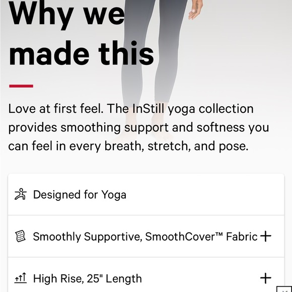 🖤Lululemon🖤Black,InStill High-Rise Tight 25”, size 16, NWT - Picture 5 of 16